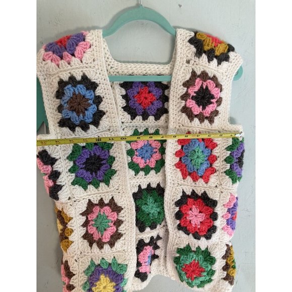 Multicolor Crochet Vest - Picture 3 of 10